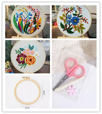 HKM-202003 Handmade DIY Three-Dimensional Flower Hanging Embroidery Kit - Various Styles Available