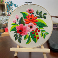 HKM-202003 Handmade DIY Three-Dimensional Flower Hanging Embroidery Kit - Various Styles Available