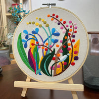 HKM-202003 Handmade DIY Three-Dimensional Flower Hanging Embroidery Kit - Various Styles Available