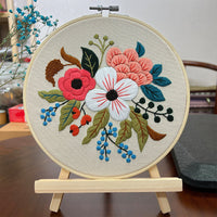 HKM-202003 Handmade DIY Three-Dimensional Flower Hanging Embroidery Kit - Various Styles Available