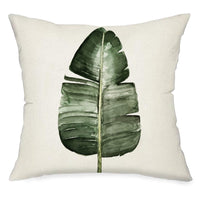 HKM-202131 Green Small Leaf Plant Pillow Cover - 45x45cm Nordic Style Cushion in Various Colors