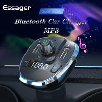 HKM-202195 Dual USB Bluetooth Car Charger with FM Transmission and LED Indicator