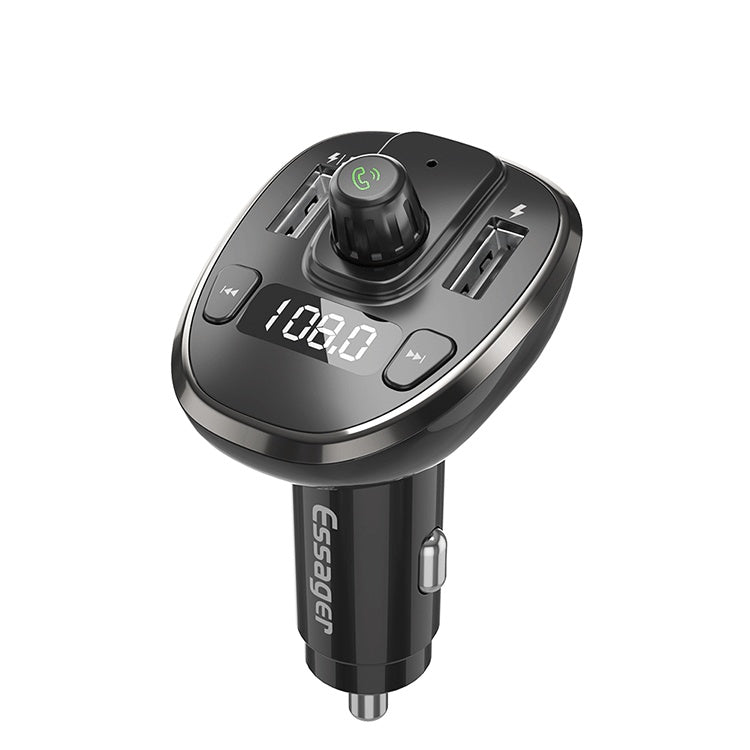 HKM-202195 Dual USB Bluetooth Car Charger with FM Transmission and LED Indicator