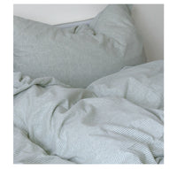 HKM-202323 Tianzhu Cotton Knitted Four-Piece Bedding Set for Comfort and Style