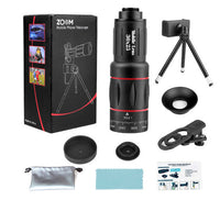 HKM-202387 18X Zoom Telescope Lens for Samsung Smartphones with Universal Clip and Tripod