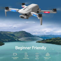 HKM-202515 4DRC F8 GPS RC Drone with 4K Dual Camera, 4.5" HD Screen, Follow Me Mode, and 60 Min Flight Time