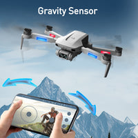 HKM-202515 4DRC F8 GPS RC Drone with 4K Dual Camera, 4.5" HD Screen, Follow Me Mode, and 60 Min Flight Time