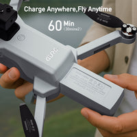 HKM-202515 4DRC F8 GPS RC Drone with 4K Dual Camera, 4.5" HD Screen, Follow Me Mode, and 60 Min Flight Time