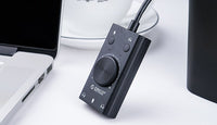 HKM-202515 Multi-Function USB External Sound Card with Mute Switch and Volume Control