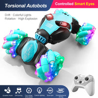HKM-202579 Gesture Sensing 2.4GHz RC Drift Car with Music and Light-Up Features for Kids