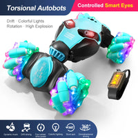 HKM-202579 Gesture Sensing 2.4GHz RC Drift Car with Music and Light-Up Features for Kids