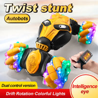 HKM-202579 Gesture Sensing 2.4GHz RC Drift Car with Music and Light-Up Features for Kids