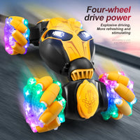 HKM-202579 Gesture Sensing 2.4GHz RC Drift Car with Music and Light-Up Features for Kids