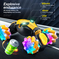 HKM-202579 Gesture Sensing 2.4GHz RC Drift Car with Music and Light-Up Features for Kids