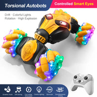 HKM-202579 Gesture Sensing 2.4GHz RC Drift Car with Music and Light-Up Features for Kids