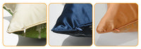 HKM-202963 Luxury Gray and Gold Striped Pillow Case and Cushion Cover, Multiple Sizes Available