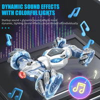 HKM-203155 Gesture-Controlled High-Speed Stunt RC Car with Lights and Music for Kids