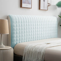 HKM-203155 Universal Solid Color Crystal Velvet Ice Silk Bedside Cover – Simple Style Dust Protector