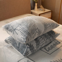 HKM-203155 Warm Flannel Cartoon Printed Fitted Sheet - Cozy Winter Mattress Cover in Various Design Options