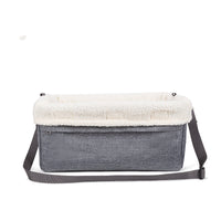 HKM-203347 Universal Pet Car Pad - Anti-Escape & Anti-Grab, Nylon Oxford Cloth, Gray/Brown/Black, 39cm x 30cm x 19cm
