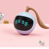 HKM-203603 Interactive Colorful LED Rotating Ball for Cats - 360° Motion and Sensor Technology