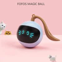 HKM-203603 Interactive Colorful LED Rotating Ball for Cats - 360° Motion and Sensor Technology
