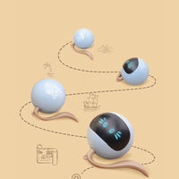 HKM-203603 Interactive Colorful LED Rotating Ball for Cats - 360° Motion and Sensor Technology