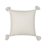 HKM-203603 Scandinavian Floral Tufted Pillowcase – Cotton Cushion Cover for Home Décor