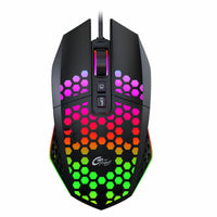 HKM-203667 Ergonomic Wired Gaming Mouse with Adjustable 8000 DPI Optical Sensor and 7 Programmable Keys
