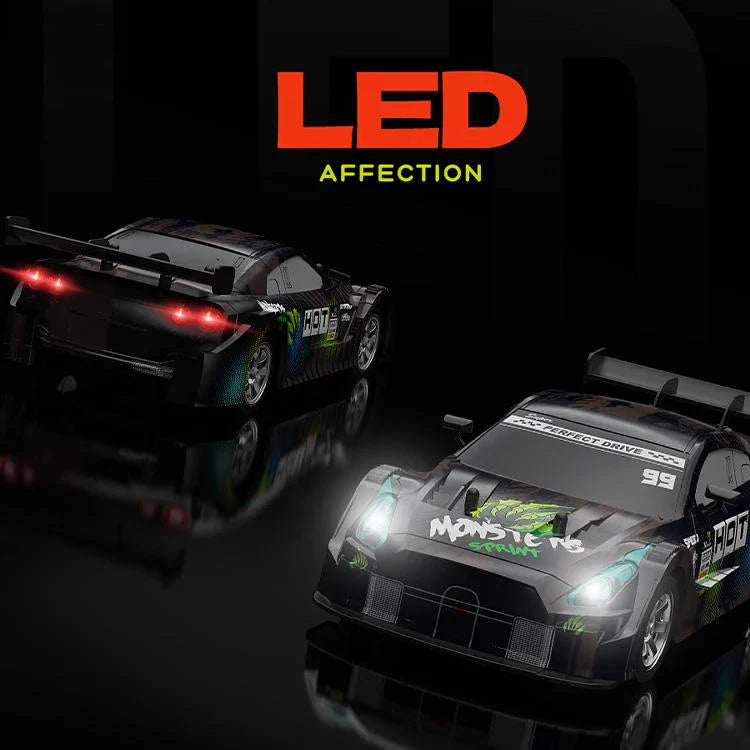HKM-203731 1/16 Scale Remote Control Drift Racing Car - 2.4G All-Terrain Toy Vehicle for Indoor and Outdoor Fun