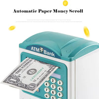 HKM-203987 Kids Electric ATM Piggy Bank Toy - Safe Plastic Money Box for Ages 2-12
