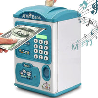 HKM-203987 Kids Electric ATM Piggy Bank Toy - Safe Plastic Money Box for Ages 2-12