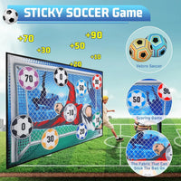 HKM-204115 Kids Indoor Outdoor Soccer Ball Game Set with 2 Soccer Balls and Target