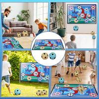 HKM-204115 Kids Indoor Outdoor Soccer Ball Game Set with 2 Soccer Balls and Target