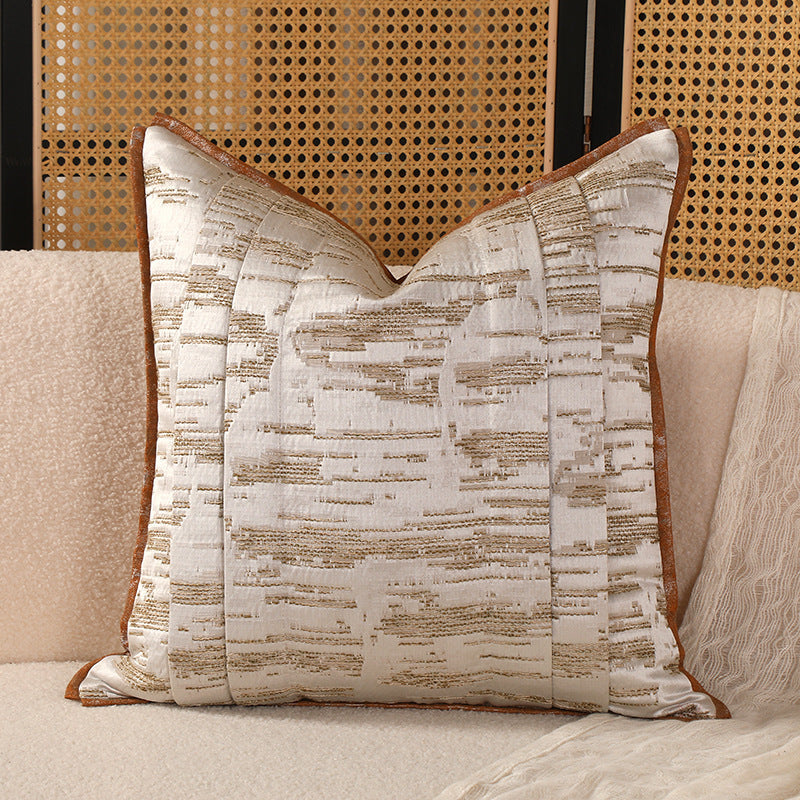 HKM-204115 New Chinese Style Cotton and Linen Pillow Cover - Available in Multi-Color Options, 45x45cm and 30x50cm