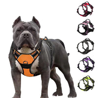 HKM-204499 Explosion-Proof Dog Chest Strap Vest for Small to Large Breeds, Adjustable, Soft Lycra Lining, Safety Features