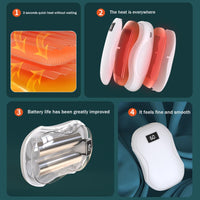 HKM-204691 USB Rechargeable Electric Hand Warmer with Digital Display and Power Bank Function for Camping and Outdoor Activities