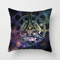 HKM-204755 Mandala Printed Peach Skin Pillowcase for Sofa – Soft and Stylish Cushion Cover
