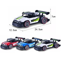 HKM-204883 2.4G RC Alloy Drifting Car - High-Speed Remote Control Racing Toy for Kids
