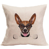 HKM-205011 Animal Pattern Polyester Cushion Cover - 45x45 cm - Available in Multiple Colors
