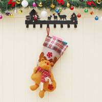HKM-205075 Cozy Christmas Decorative Socks Featuring Old Man, Snowman, and Deer Designs