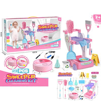 HKM-205459 Kids Electric Cleaning Sweeping Machine Pretend Play Housework Toy Set