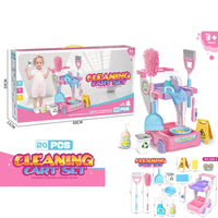 HKM-205459 Kids Electric Cleaning Sweeping Machine Pretend Play Housework Toy Set