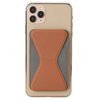 HKM-205523 Magnetic Folding Mobile Phone Back Sticker Card Holder in Multiple Colors
