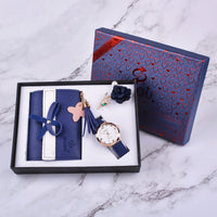 HKM-205587 Elegant Watch and Fashion Wallet Set in Various Colors for Adults