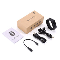 HKM-205651 High-Performance Noise Reduction Voice Recorder Bracelet with Timestamp & USB Charging