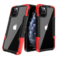 HKM-205715 All-in-One Solid Color Back Cover Case for iPhone 11, 12 Series & XS Models