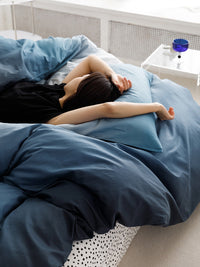 HKM-205779 Gradient Cotton Bedding Set - Four-Piece Collection for Various Bed Sizes