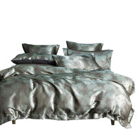 HKM-205779 Luxurious Jacquard Three-Piece Bedding Set in Polyester - Modern and Stylish