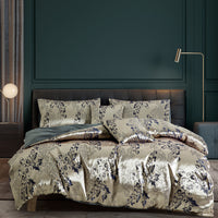 HKM-205779 Luxurious Jacquard Three-Piece Bedding Set in Polyester - Modern and Stylish